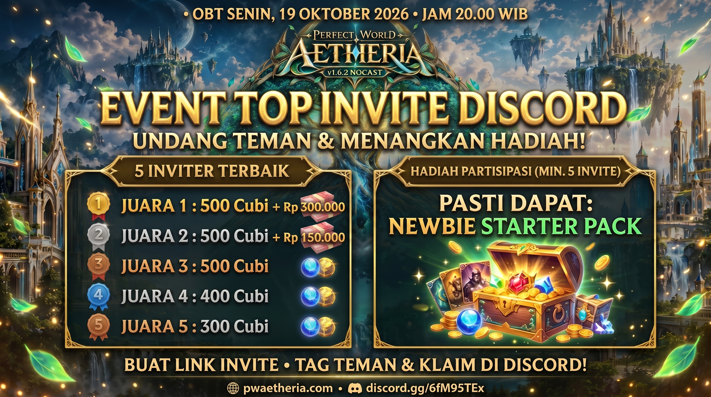 Event Invite ke Discord